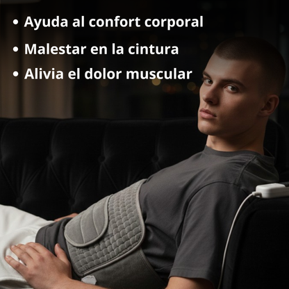 Cinturón relax y confort en tu casa. Ligero y puedes usarlo en todo el cuerpo.